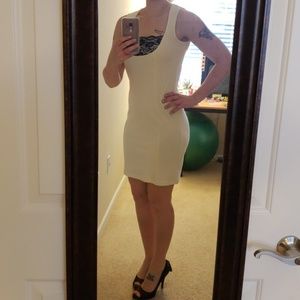 Venus Cream & Lace Dress